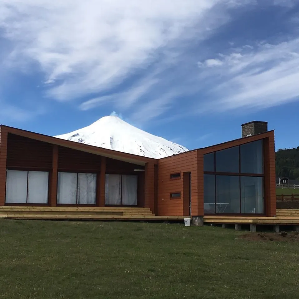 Casa Pucon, calefacción con radiadores y agua